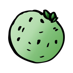 cartoon doodle grapefruit