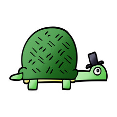 cartoon doodle funny tortoise