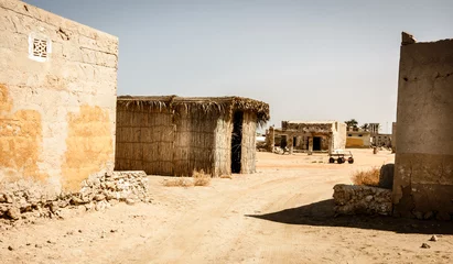Fototapete Mittlerer Osten Verlassenes Fischerdorf in Ras Al Khaimah