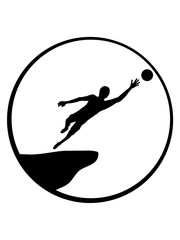 design mond klippe nacht torwart torh&uuml;ter halten fu&szlig;ball schie&szlig;en tor springen verein ball sport netz spa&szlig; fu&szlig;ballplatz silhouette schatten umriss clipart