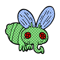 cartoon doodle of a fly