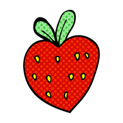 cartoon doodle strawberry fr