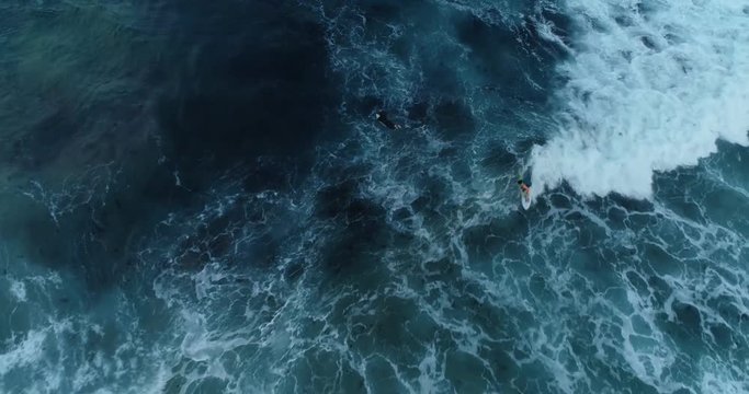 awesome paddle out and surfer