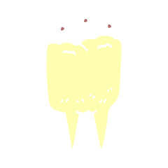 cartoon doodle tooth