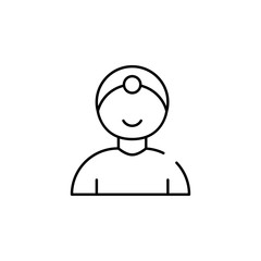 Indian hindu icon. Element of India for mobile concept and web apps illustration. Thin line icon for website design and development, app development. Premium icon