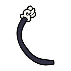 cartoon doodle retro hand gestures