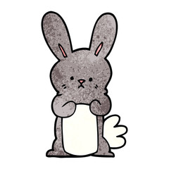 cartoon doodle bunny rabbit