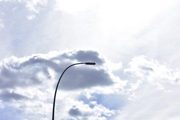 power pole in the sky