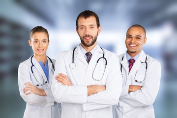 Fototapeta premium Confident Medical team at hospital