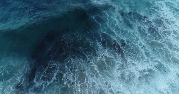 Surf wave water pattern