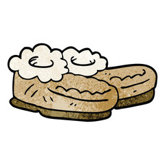 cartoon doodle comfy slippers