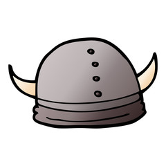 cartoon doodle viking helmet