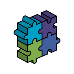 puzzle pieces game icon