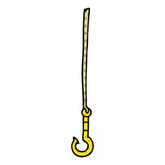 cartoon doodle hook