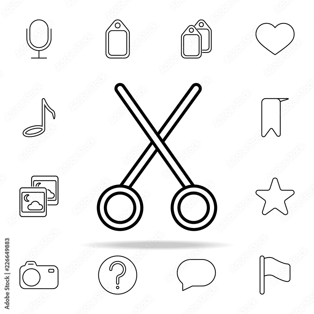 Poster cut sign icon. web icons universal set for web and mobile