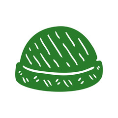 cartoon doodle winter hats