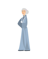chinese old woman avatar character