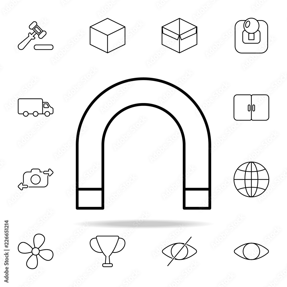 Poster magnet icon. web icons universal set for web and mobile
