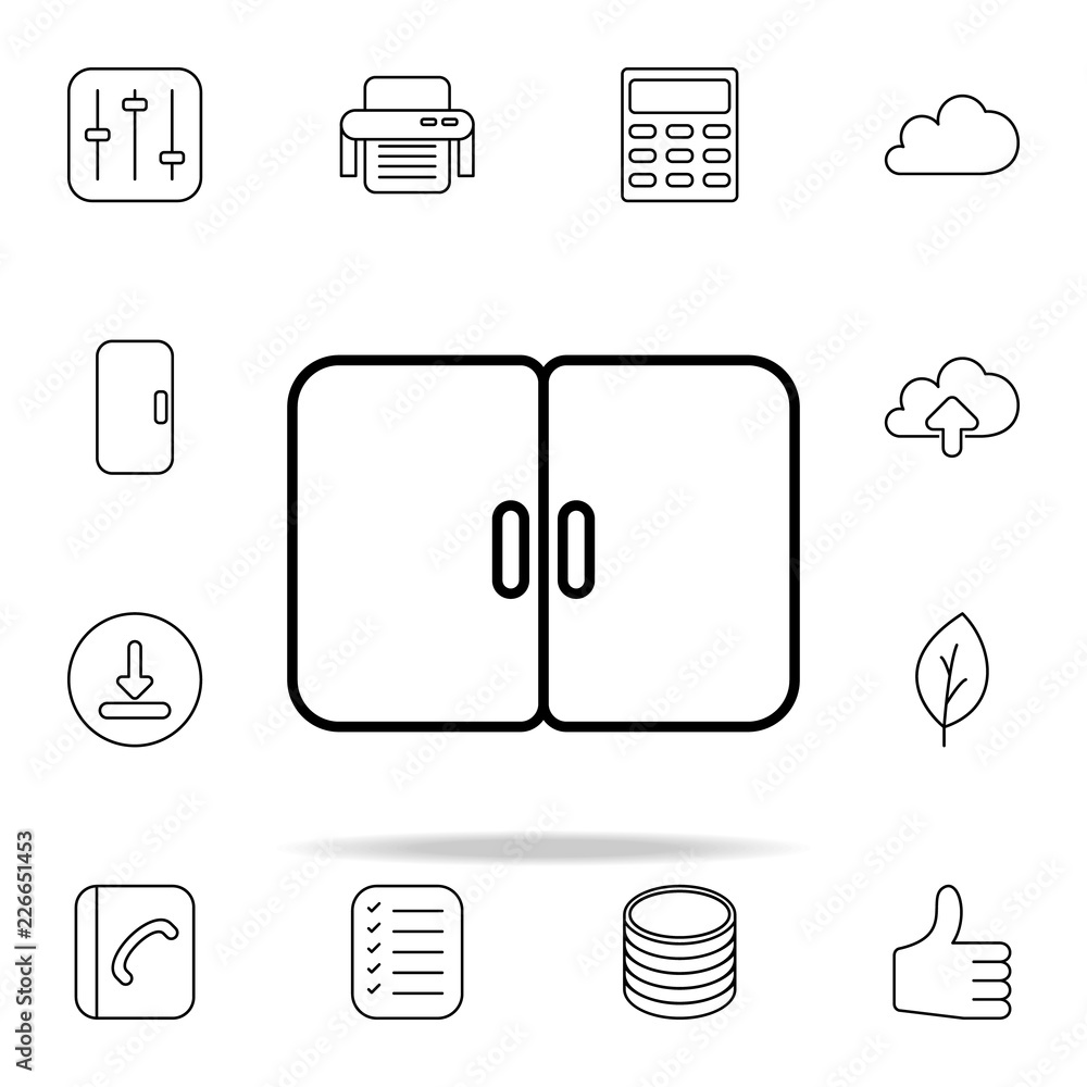 Poster window icon. web icons universal set for web and mobile