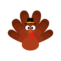 turkey with pilgrim hat