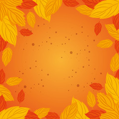 autumn leafs seasonal pattern