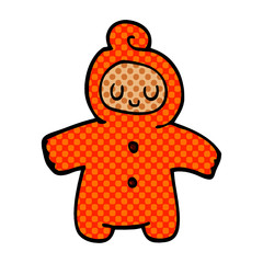 cartoon doodle human baby