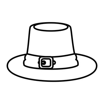 pilgrim hat thanksgiving icon