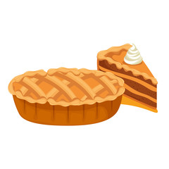 delicious apple pie icon