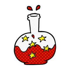 cartoon doodle magic potion