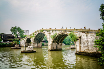 Scenery of the Hangzhou section of the Grand Canal