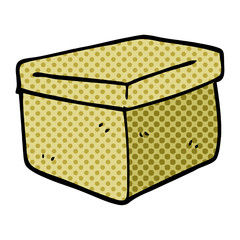 cartoon doodle filing box