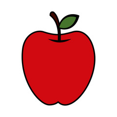 apple fresh fruit icon