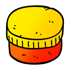 cartoon doodle moisturizer jar