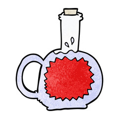 cartoon doodle syrup