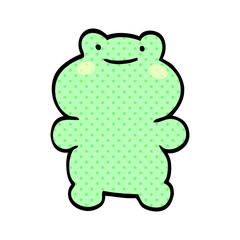 Obraz premium cartoon doodle frog