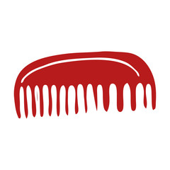 cartoon doodle plastic comb