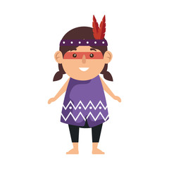 thanksgiving indigenus girl character