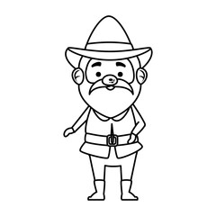 pilgrim man character icon