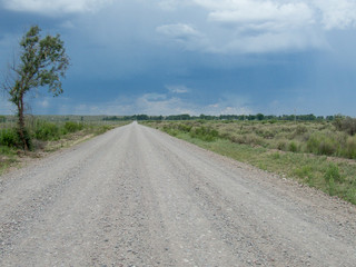 road and sky