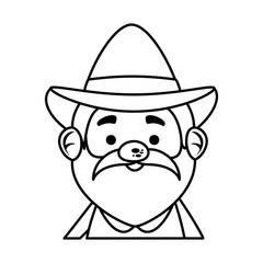 pilgrim man character icon