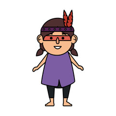 thanksgiving indigenus girl character