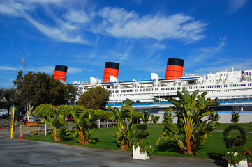 Queen Mary in Long Beach, California, USA © Wangkun Jia