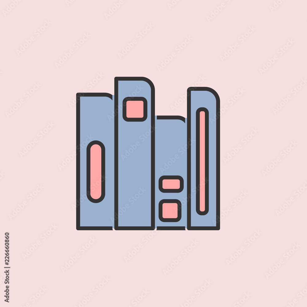 Poster old megaphone icon. element of color education for mobile concept and web apps illustration. thin li