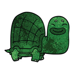 cartoon doodle happy turtle