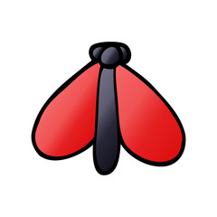 cartoon doodle still moth