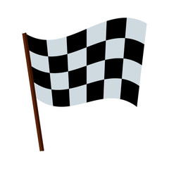 sport flag isolated icon