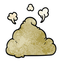 cartoon doodle poop
