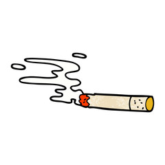 cartoon doodle cigarette