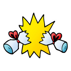 cartoon doodle cracker