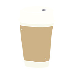 cartoon doodle coffee cup